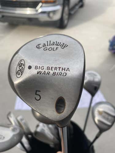 Used Men's Callaway Right Handed Big Bertha War Bird Fairway Wood 3 And Wood 5