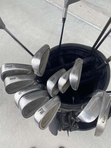 Used Men's Cobra Right Handed King Oversize Iron Set Stiff Flex Steel Shaft