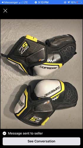 Senior Medium Bauer Supreme 2S Pro Elbow Pads