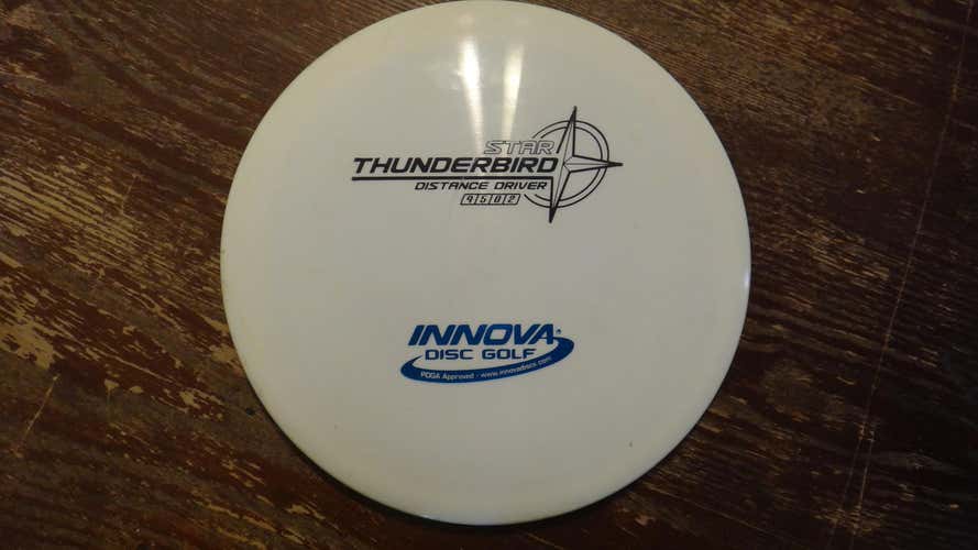 Used Innova Discs White Star Thunderbird Distance Driver 175g No Ink
