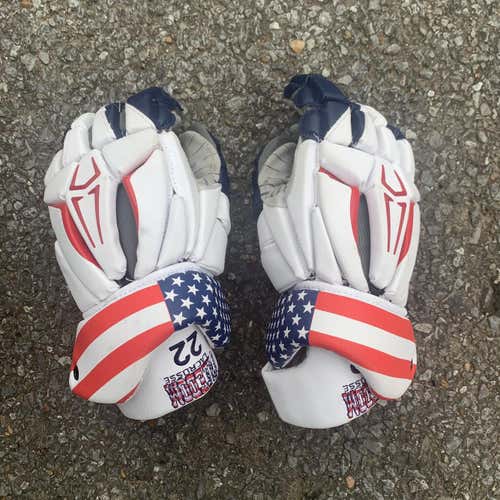 UA Command Pro 2 USA Lacrosse Gloves - SIZE 12”