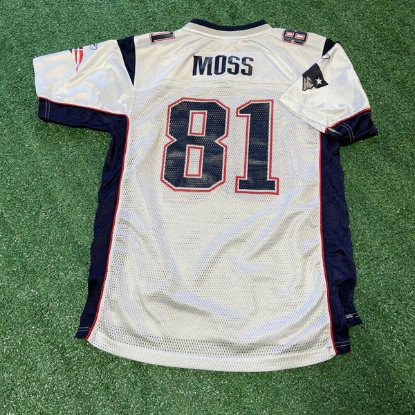 Vintage Used New England Patriots Randy Moss Reebok Jersey