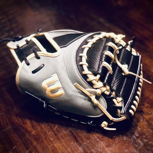 Gray High School/College Catcher's A2000 M1 33.5" Baseball Glove