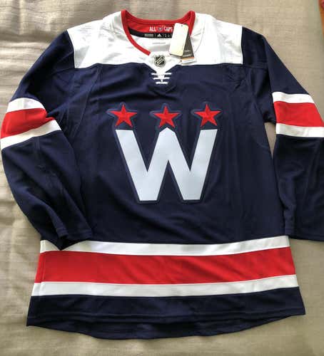 NWT Washington Capitals Adidas 2021 Third Jersey Size 52