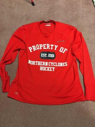 Red Men's Used Senior Medium Bauer Compression