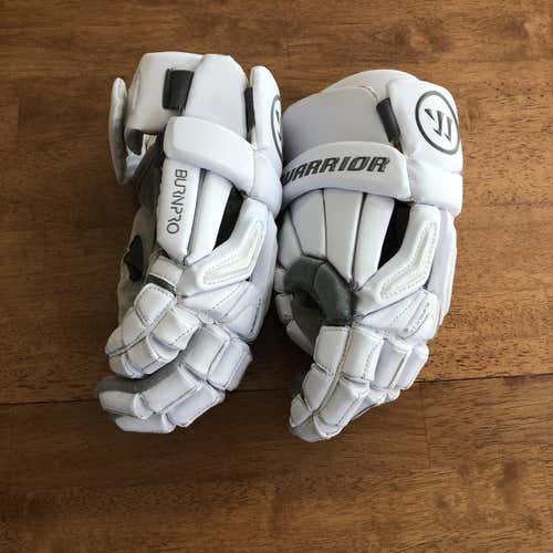 Warrior Burn Pro Lacrosse gloves Size L 13"