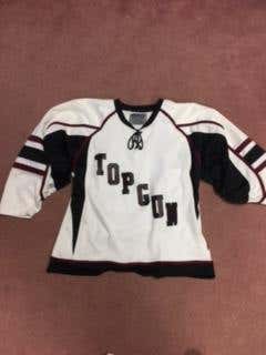 White Unisex Used - Top Gun Game Jersey
