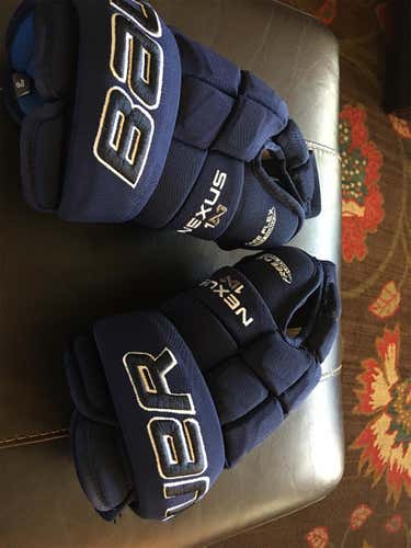 Blue Senior Bauer Nexus 1N 13"  Gloves