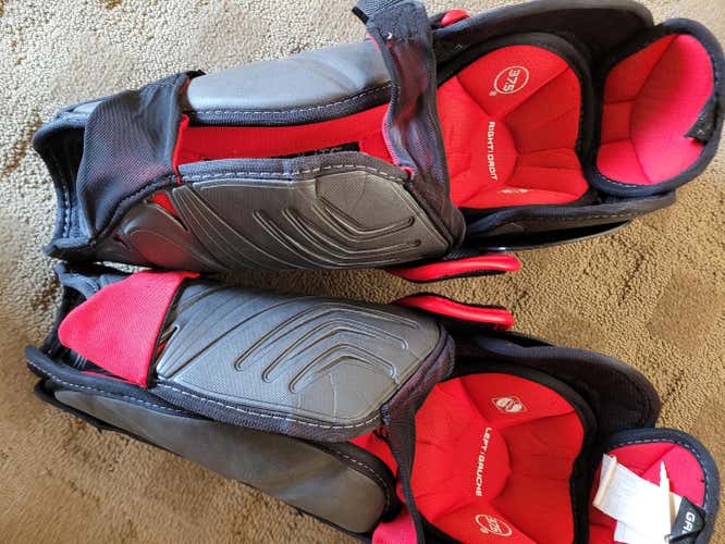 Used Bauer Vapor 1X Shin Pads size 14"