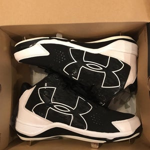 NEW Under Armour Ignite Mid Metal Baseball Cleats (8)