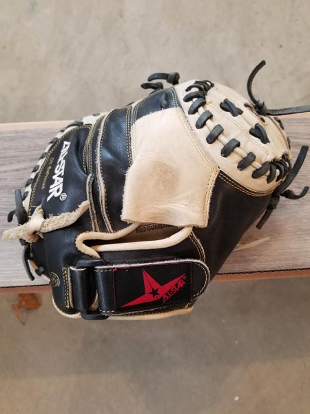 Used Kid Pitch (9YO-13YO) All Star Right Hand Throw Catcher's Baseball Glove 31.5"
