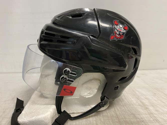 Bauer Re-Akt Pro Stock Hockey Helmet Small Black Oakley Visor 8266