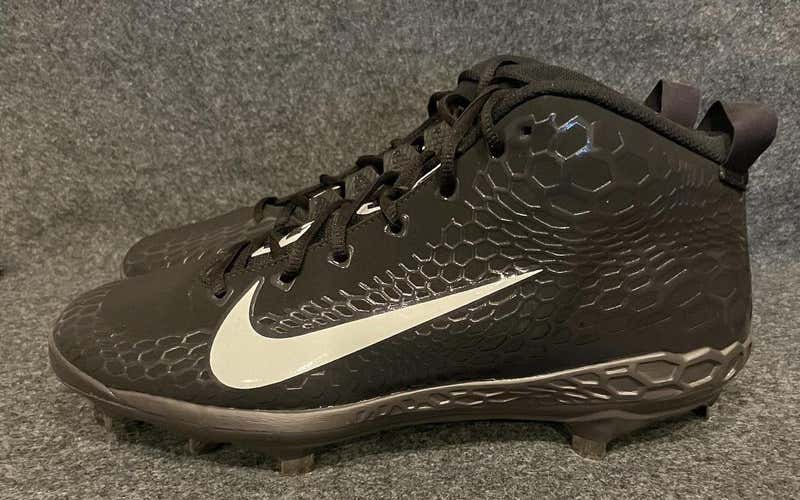 Men’s Nike Men’s Force Zoom Trout 5 Pro Metal Baseball AH3372 010 Size 12