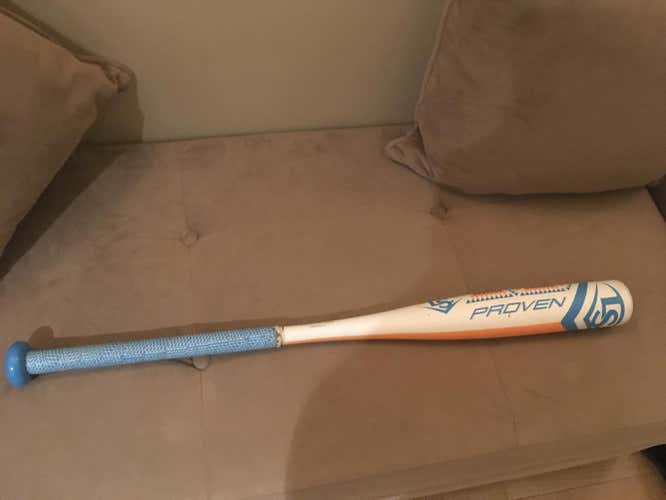 Orange Used Kid Pitch (9YO-13YO) 2018 Louisville Slugger Composite proven Bat (-13) 15 oz 28"