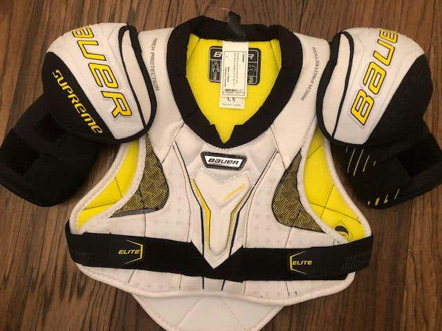 New Junior Large Bauer Supreme elite Shoulder Pads
