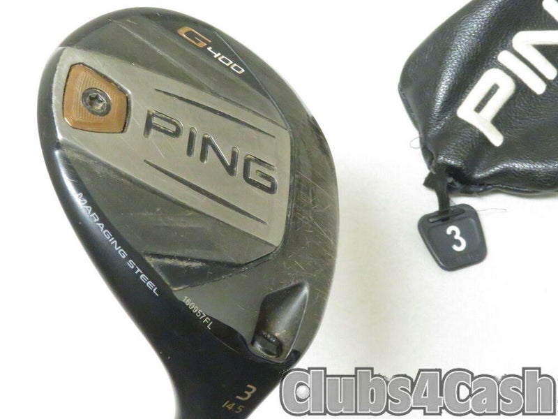 PING G400 Fairway 14.5* 3 Wood Alta CB 65 Stiff Flex +Cover