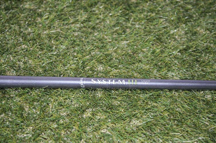 Callaway Golf	System III	Fairway Wood Shaft Pull		43"	Graphite	Light	New Grip