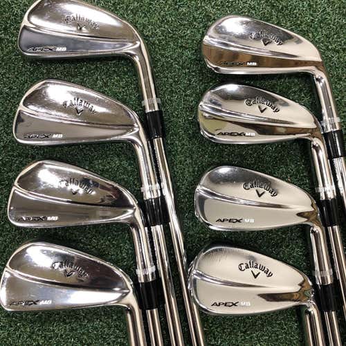 Men's Right Handed Apex MB Extra Stiff Flex Steel Shaft Iron Set