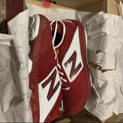 Red Men's Metal Low Cut
