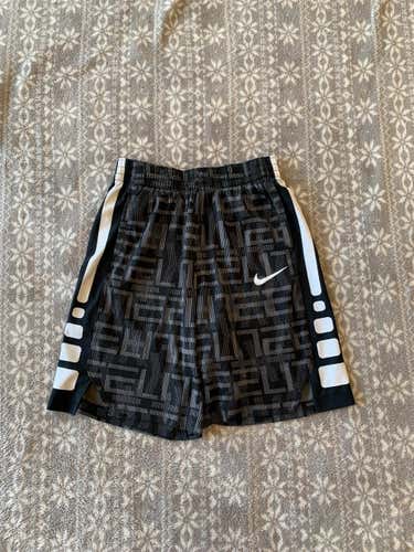 Black Boys Youth Large Nike Elite Shorts