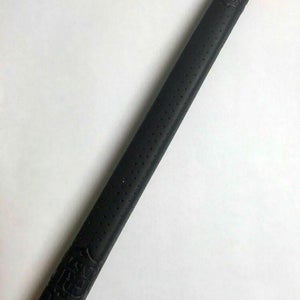 The Grip Master Cowhide Stitchback Putter Grip (Black/Orange) Leather Golf NEW