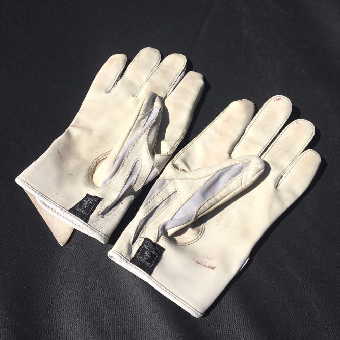 Used White Cutters Gloves Size XL
