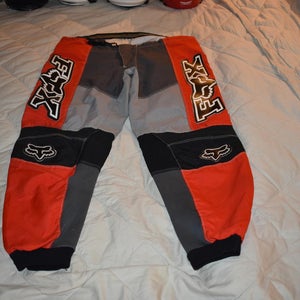 FOX 180 Motocross Pants, Red/Gray, Size 42  Great condition