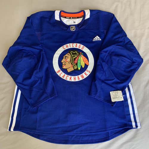 Made in Canada Pro Stock Adidas Practice Jersey - Chicago Blackhawks 56