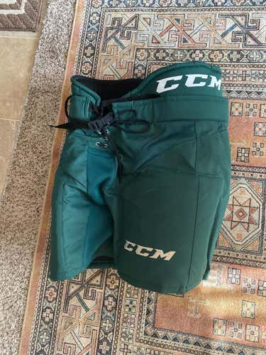 Green Senior Large CCM hp31 Pro Stock Hockey Pants