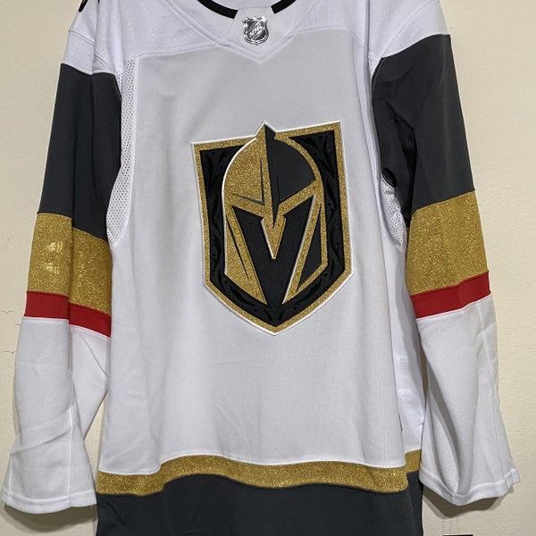 Adidas Climalite NHL Las Vegas Golden Knights Authentic Away White Jersey  Sz 46