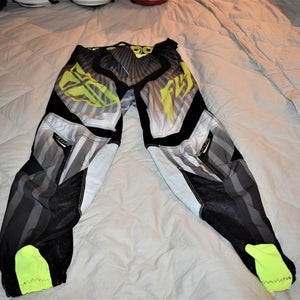 Fly Lite Hydrogen Motocross Pants, Black/Gray, Size 30 - Great Condition