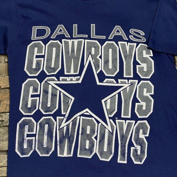 New '47 Dallas Cowboys Shirt Mens Medium Blue Short Sleeve NFL Football Top