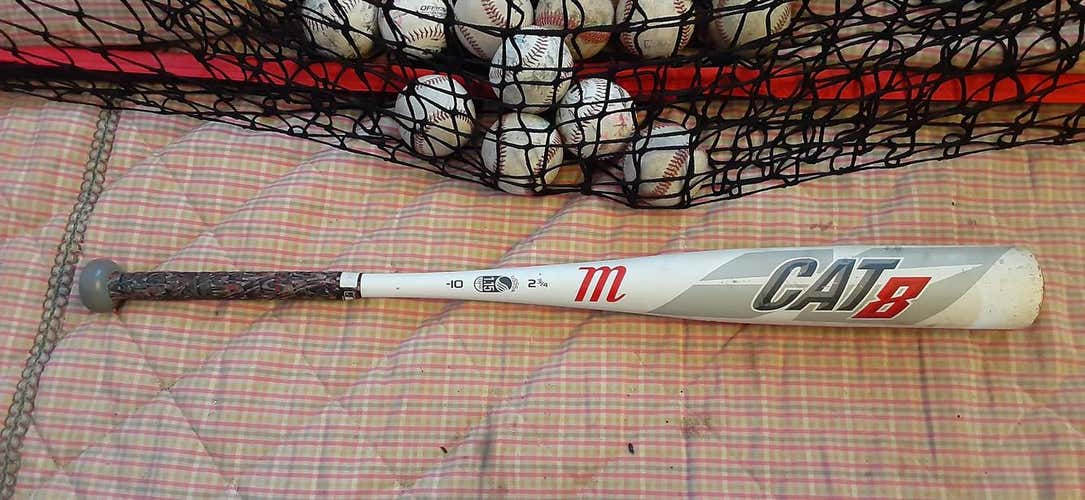 Used Marucci Cat8 31" -10 Drop Baseball & Softball Usssa 2 3 4 Barrel Bats