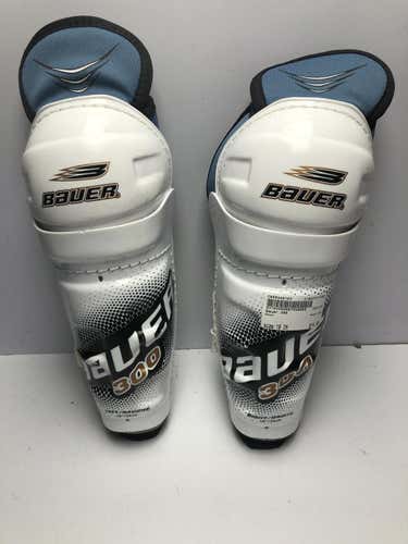 Used Bauer 300 10" Ice Hockey Shin Guards