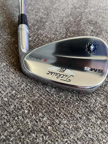Men's Right Handed Vokey SM6 Tour Chrome Wedge Flex Steel Shaft Wedge