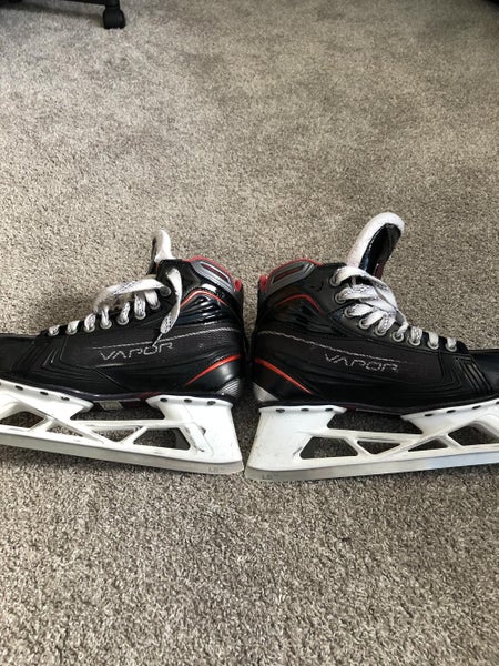 Used Senior Bauer vapor x900 Hockey Goalie Skates Regular Width Size 8