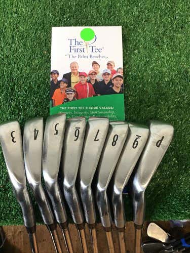 Titleist DCI Black Iron Set 3-PW With Rifle 6.5 Stiff Steel Shafts