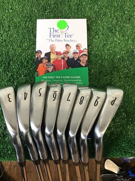 Titleist DCI Black Iron Set 3-PW With Rifle 6.5 Stiff Steel Shafts