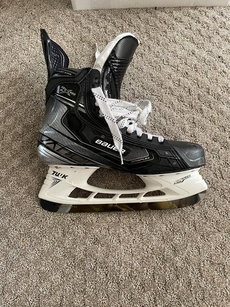 Used Custom Senior Bauer Vapor 2X Pro Hockey Skates Regular Width Pro Stock Size 10.5