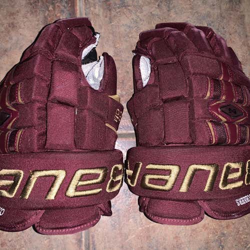 Red Senior Bauer Nexus 1000 14" Pro Stock Gloves