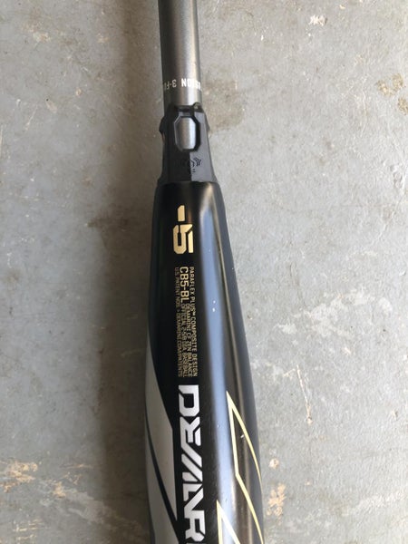 Used USSSA Certified 2019 DeMarini Composite CF Zen Black Bat (-5) 27 oz 32"