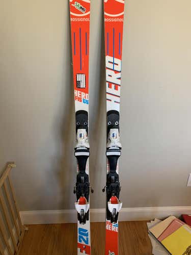 Used Rossignol Racing Hero FIS GS Pro Skis Max Din 12