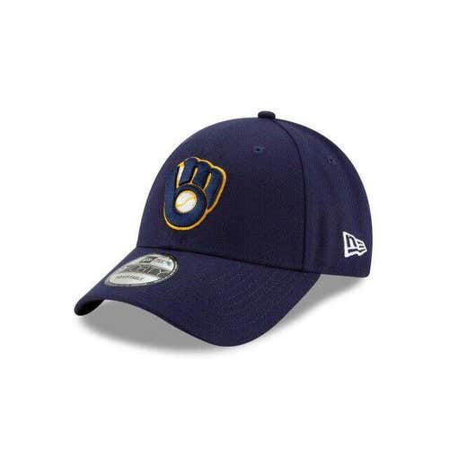 2021 Milwaukee Brewers New Era 9FORTY MLB The League Adjustable Strap Hat Cap