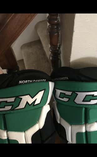 North Dakota CCM 15" Pro Stock Gloves