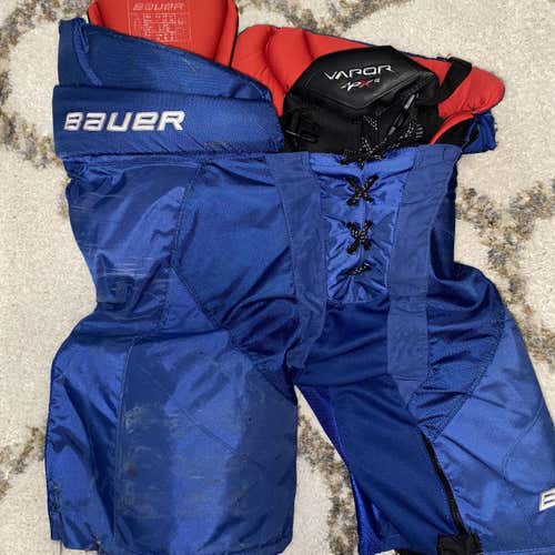 Blue Senior Large Bauer Apx2  Hockey Pants