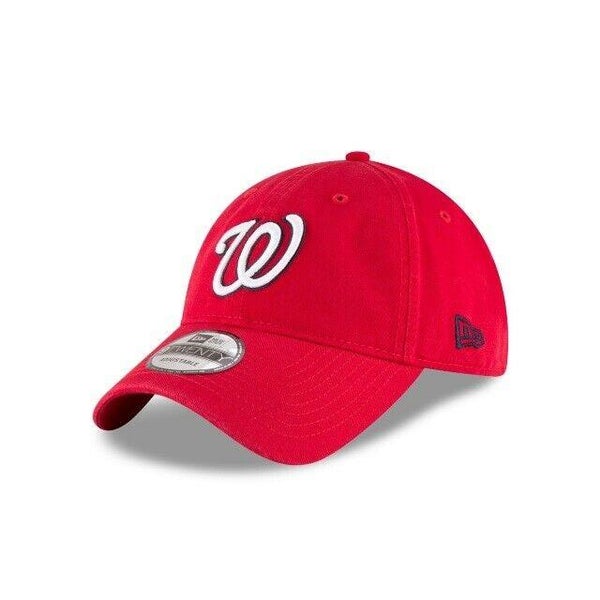 New Era Washington Nationals Hat Cap Mens Adjustable Strapback Blue MLB  Baseball