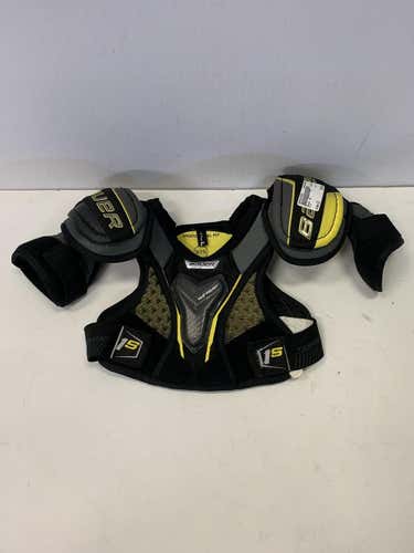 Used Bauer 1s Lg Ice Hockey Shoulder Pads