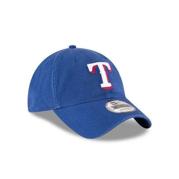 Texas Rangers Hat Cap Strap Back Blue White Adjustable Baseball