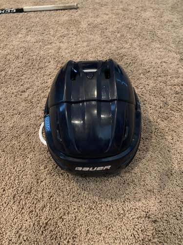 Blue Used Large Bauer Re-Akt 95 Helmet