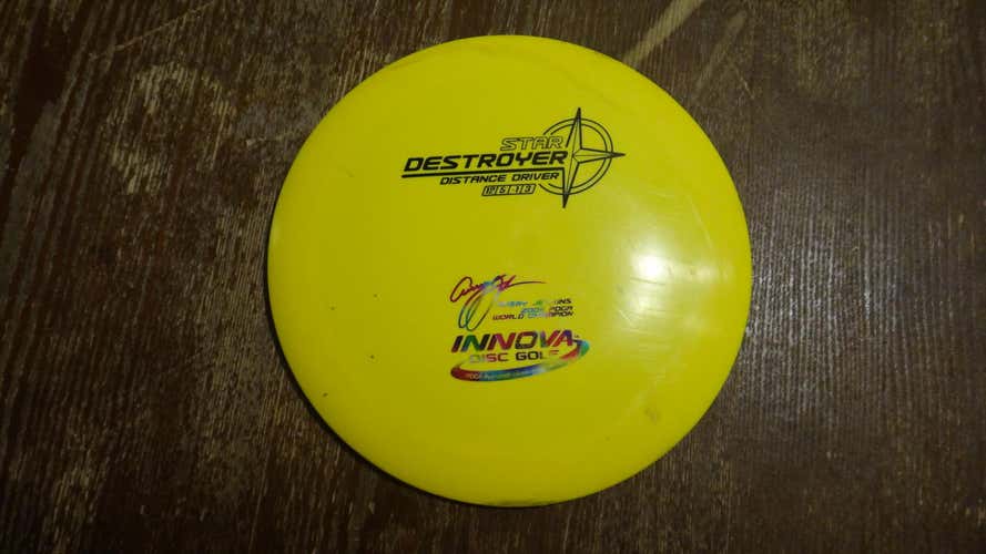 Used Innova Discs Yellow Star Destroyer Distance Driver 168g